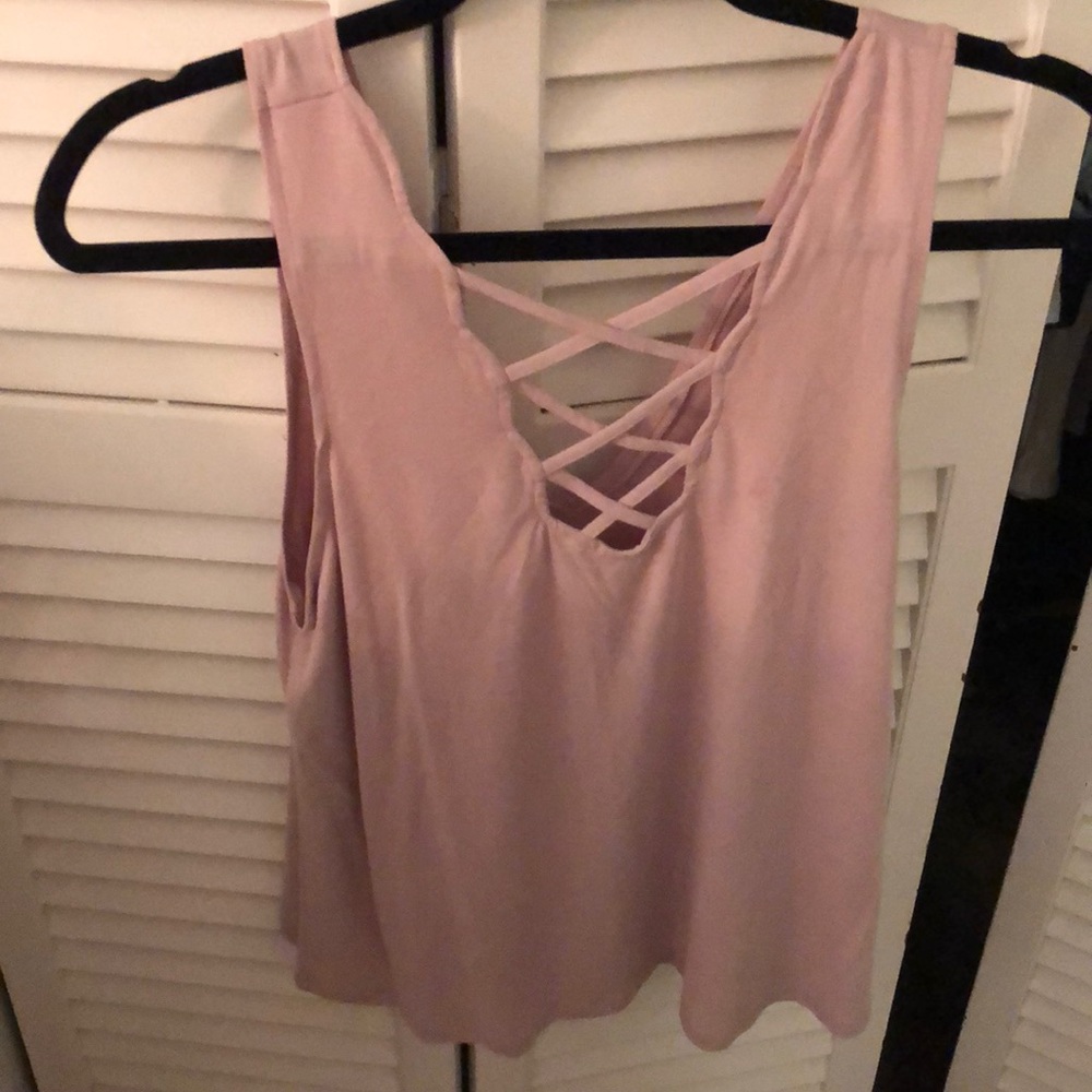 American Eagle purple tank